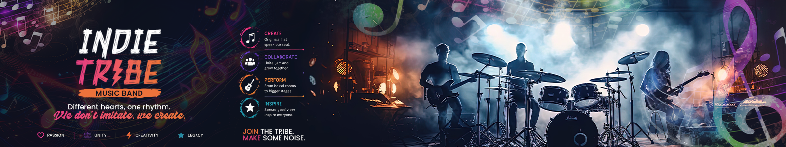 INDIE TRIBE Music Club Banner